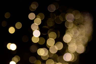 Gece vakti güzel Bokeh manzarası