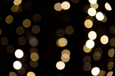 Gece vakti güzel Bokeh manzarası