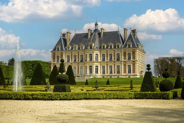 Вид Парк Замок Франции — стоковое фото