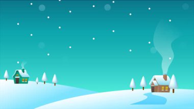 Kışın kameraya el sallayan şirin küçük peri mutlu noeller ve mutlu yıllar demek için