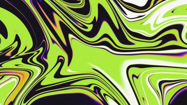 Soyut dalgalanan yeşil sıvı gradyan arkaplan. 8k çözünürlüklü duvar kağıdı, arkaplan, pankart