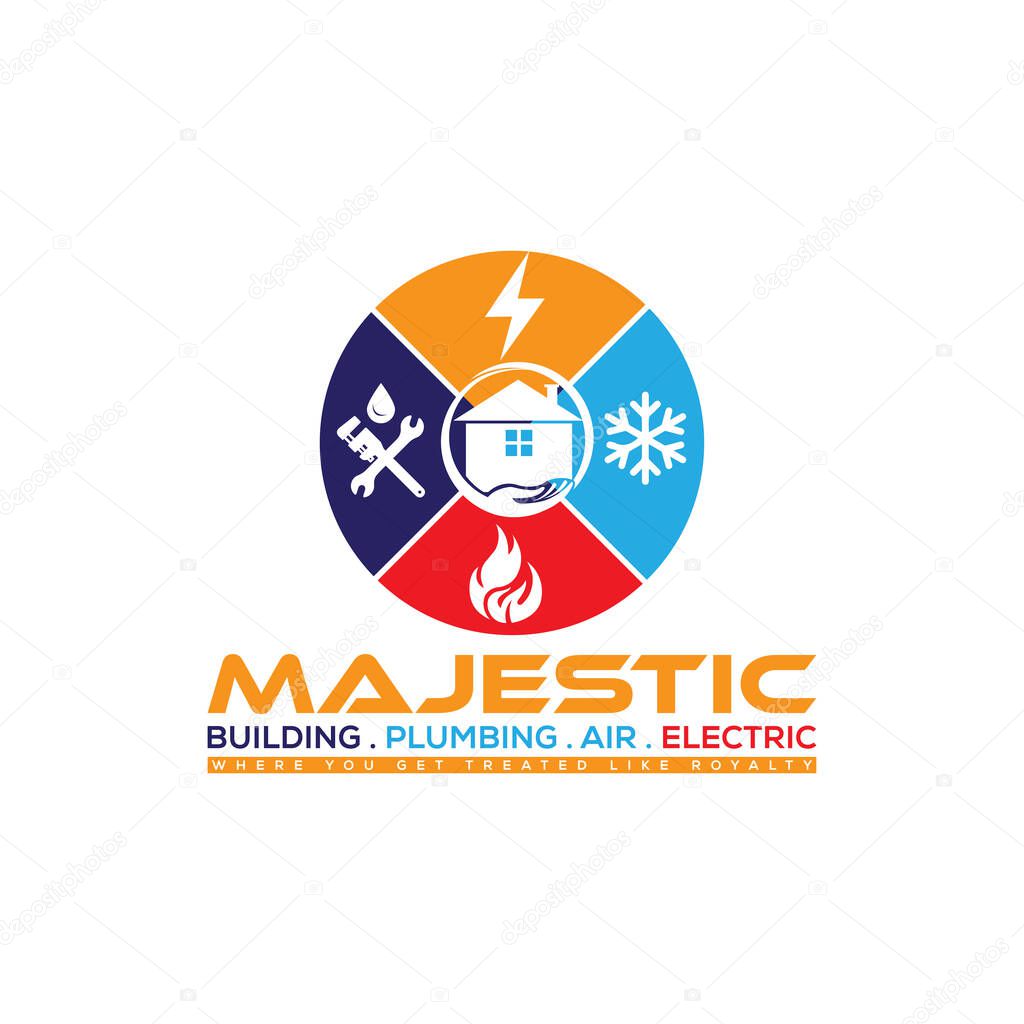 MAJESTIC logo features a luxurious, elegant design perfect for premium brands. It symbolizes power, royalty, and excellenceideal for fashion, lifestyle, or elite services.