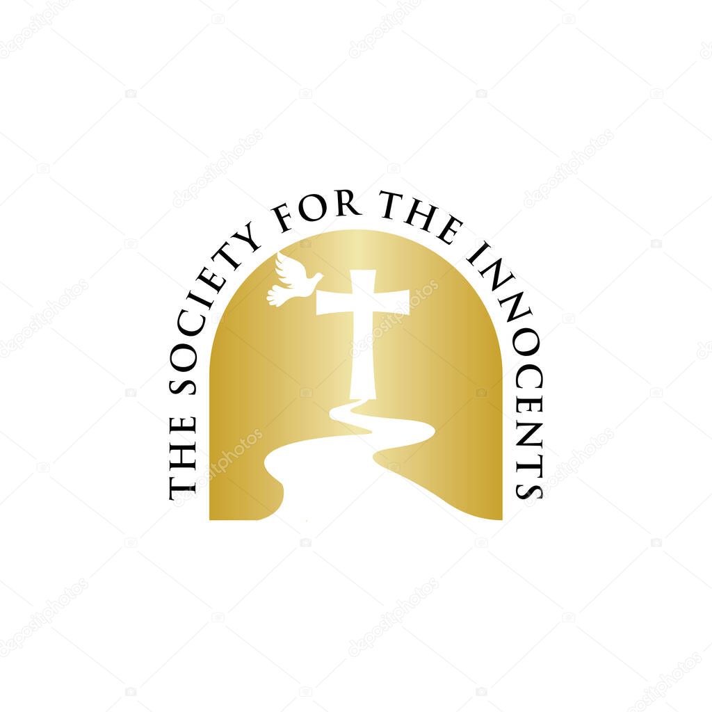 This Church logo blends tradition and faith with a modern touch. Featuring a cross or spiritual symbol, it's perfect for ministries, Christian groups, or religious organizations.