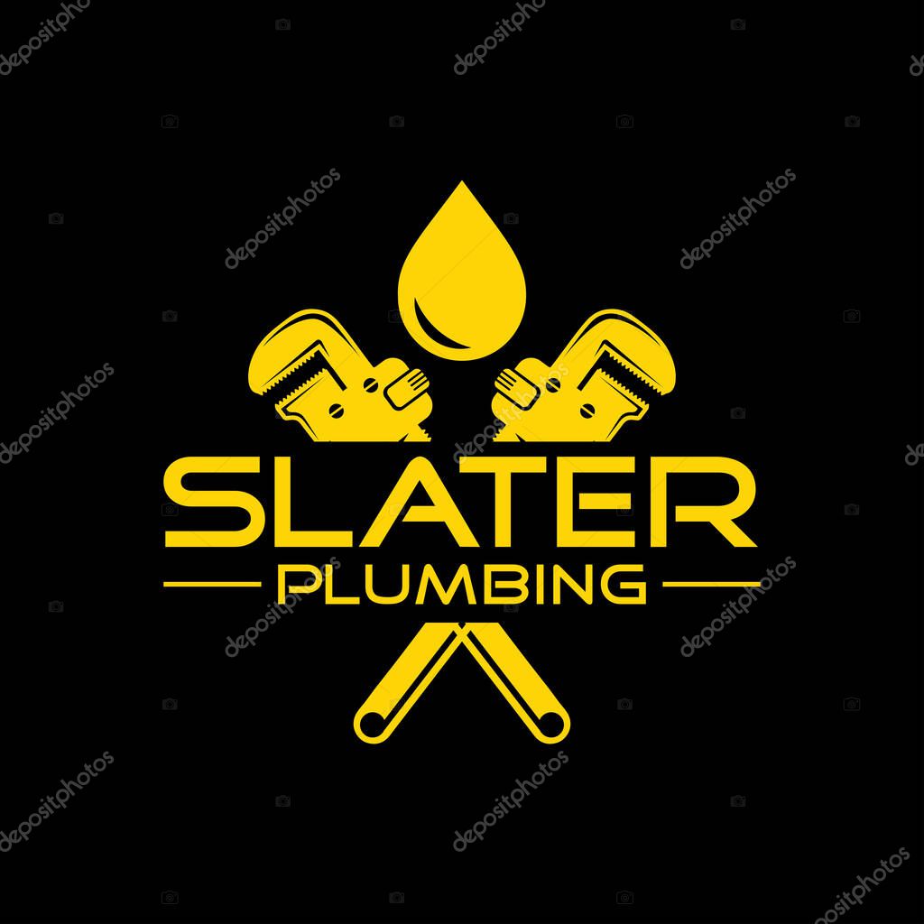 This Plumbing logo features a strong, clean design symbolizing reliability and flow. It is perfect for plumbing companies, repair services, and water-related businesses seeking a professional image.