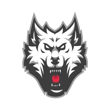 Baş Kurt logo tasarım vektörü