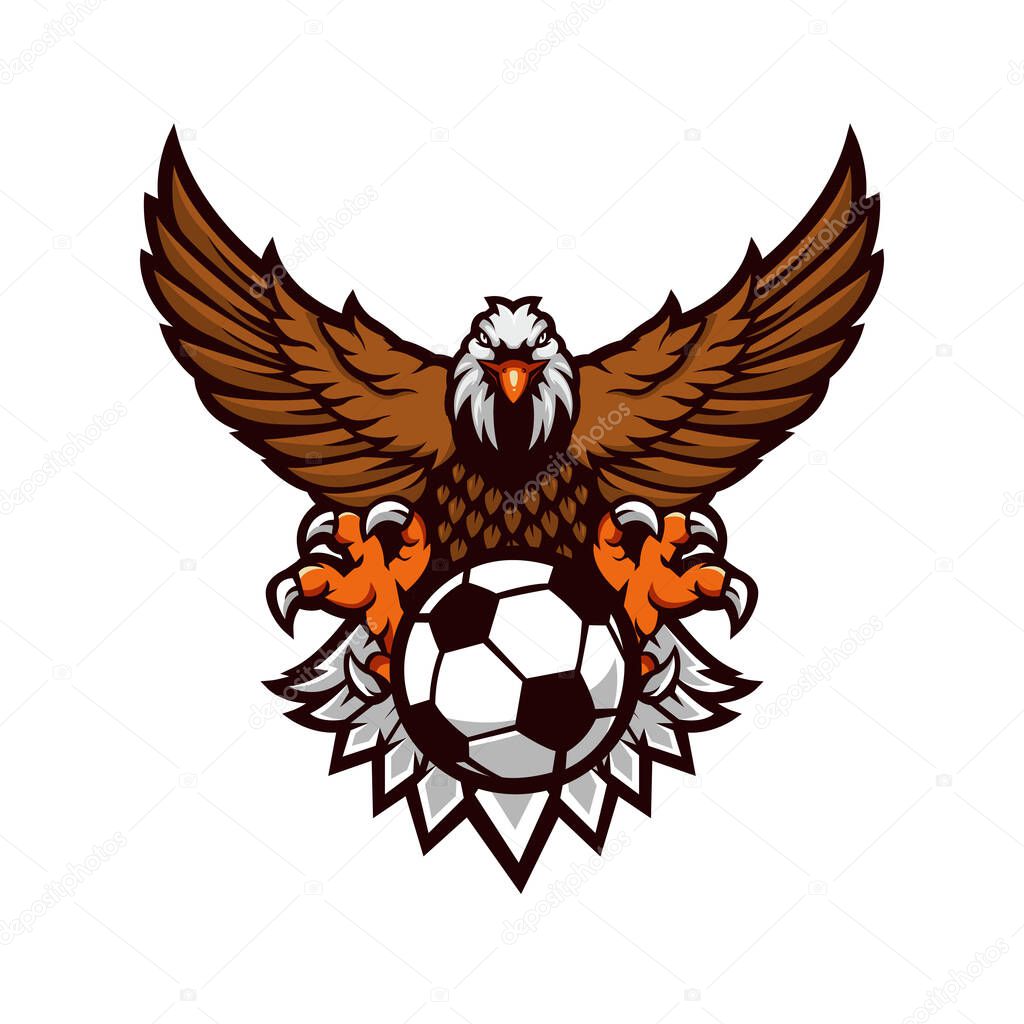 Eagle sport mascot logo design