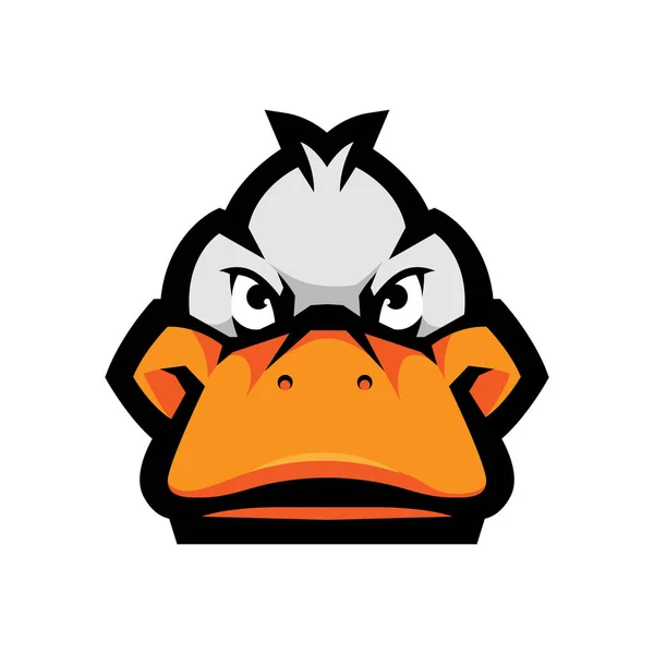 Duck Head Logo Sport Esport Team Ducks Illustration Design Vector — Image vectorielle
