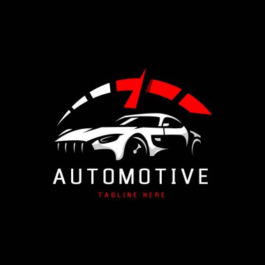 Araba Logosu Tasarımı. Otomotiv, Araba Fuarı, Araba Satıcısı Logosu Tasarım Vektörü