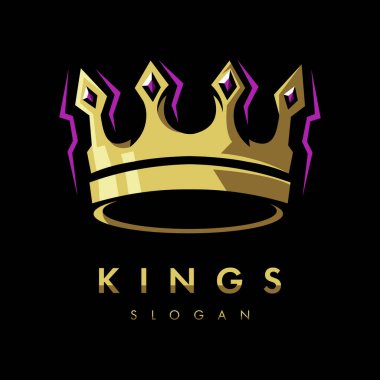 Mücevher logolu kral tacı