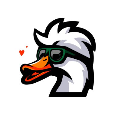 Havalı Ördek Maskotu Logosu