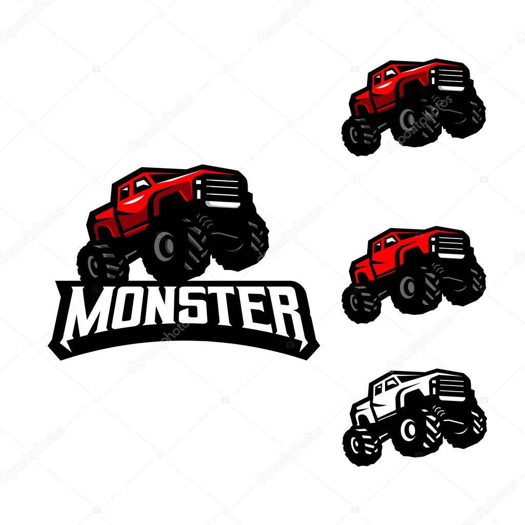 Monster Truck Logo Design
