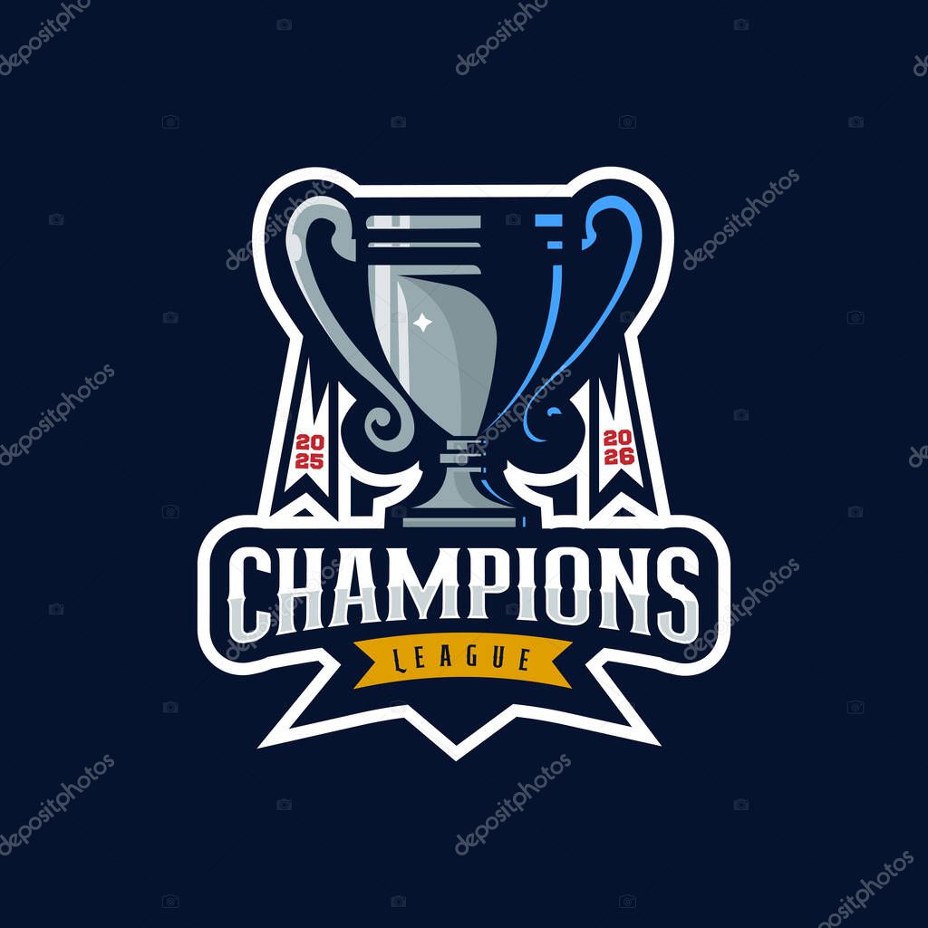 Champions league Sports Logo