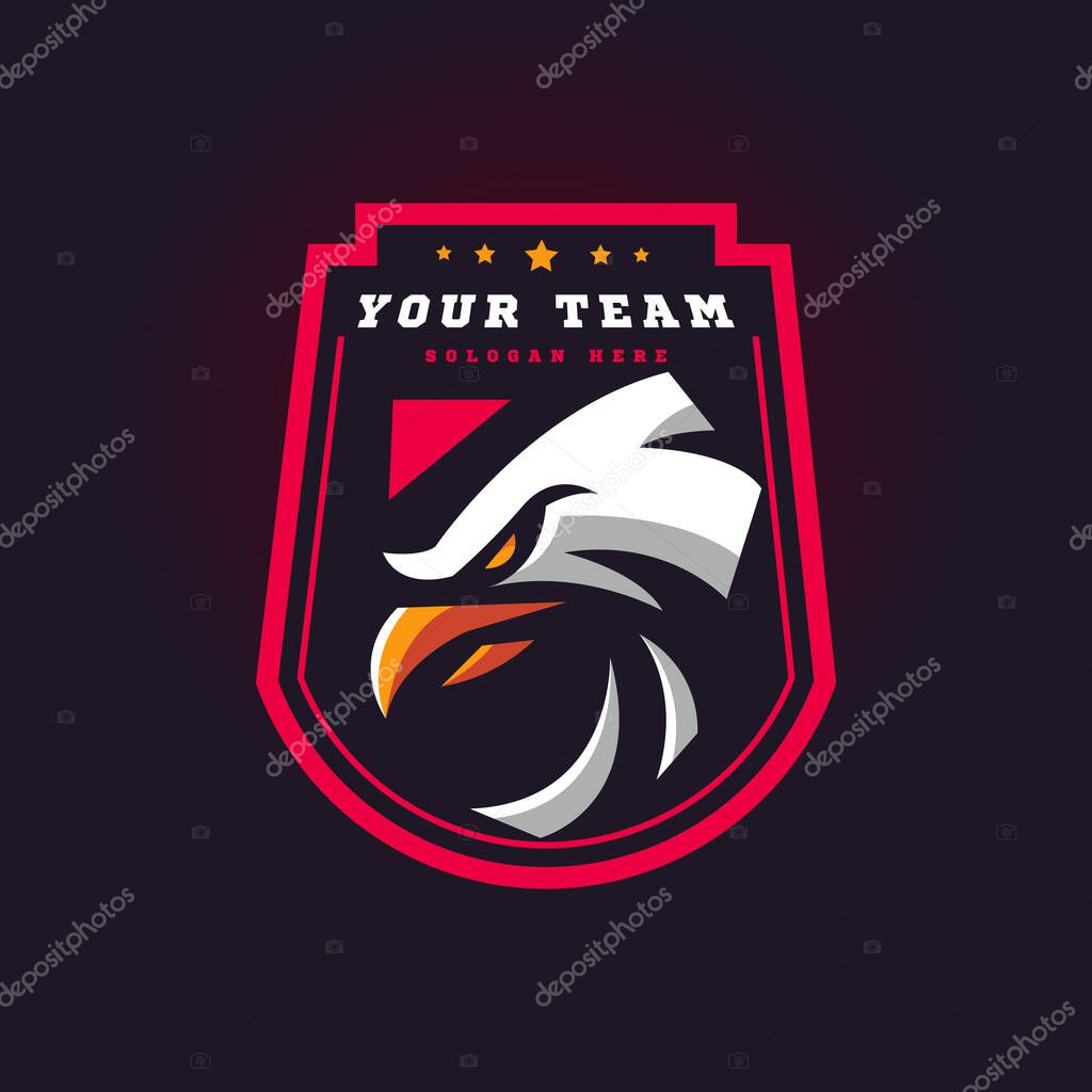 Eagle Logo for Team Sports