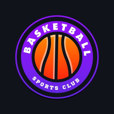 Basketbol logosu daire içinde