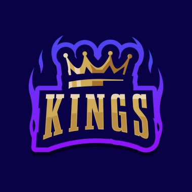 Kral Crown yangın spor logosu