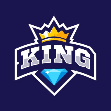 Taç ve elmaslı kral logosu