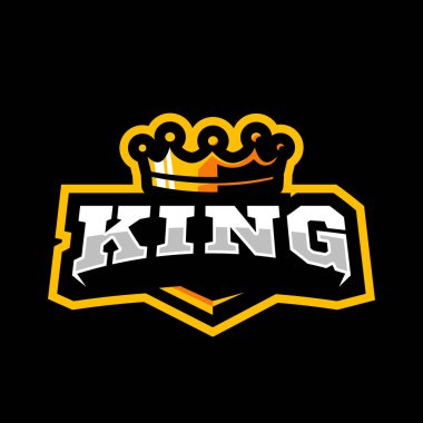 King Gaming takım ya da kulüp için logo taşır