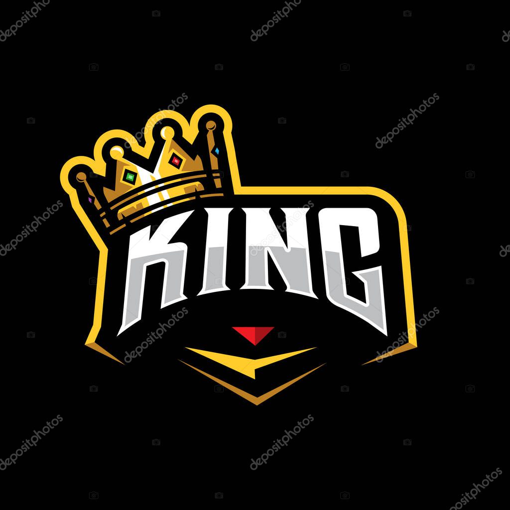 King Crown Logo Design for Sport Gaming or Esports Team