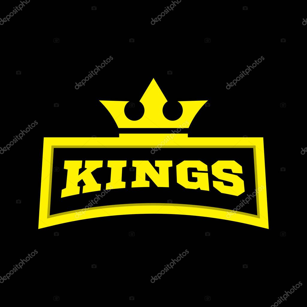 King logo design for sport esport gaming team