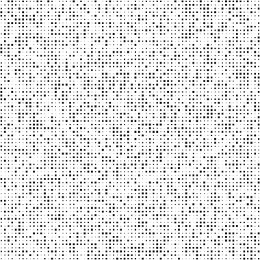 Black squares random pattern background. Abstract halftone. Vector illustration.