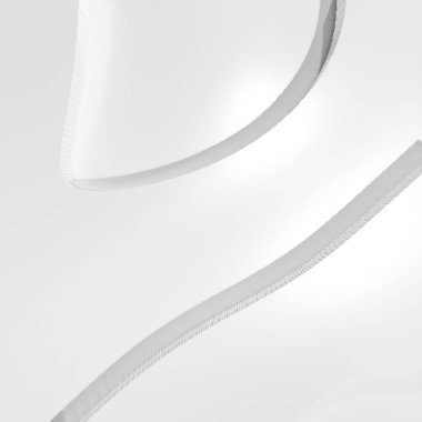 Soyut beyaz lüks geometrik şekiller arka plan. 3d oluşturma.