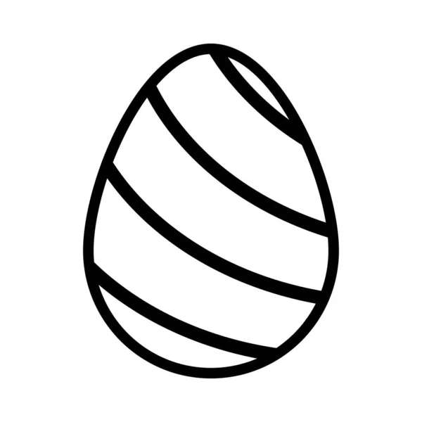 White Black Easter Eggs Vector Illustration — Stock Vector