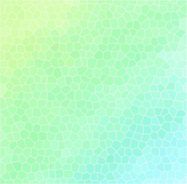 Yeşil pastel soyut mozaik desen arkaplanı.