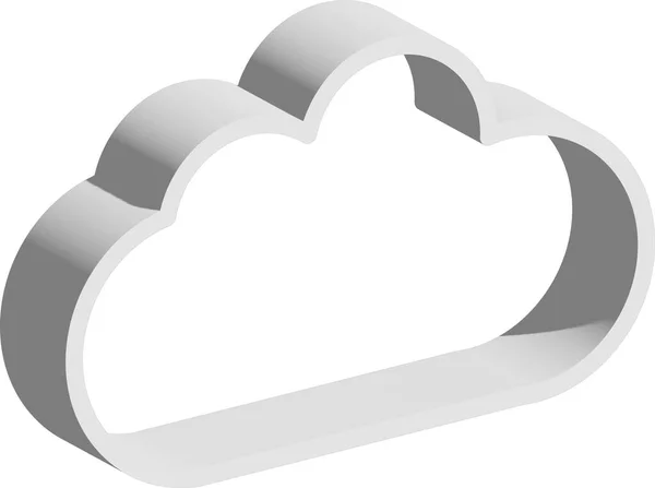 Cloud Mold White Background — 스톡 사진