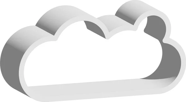 Pilvi Hometta Valkoisella Taustalla — kuvapankkivalokuva