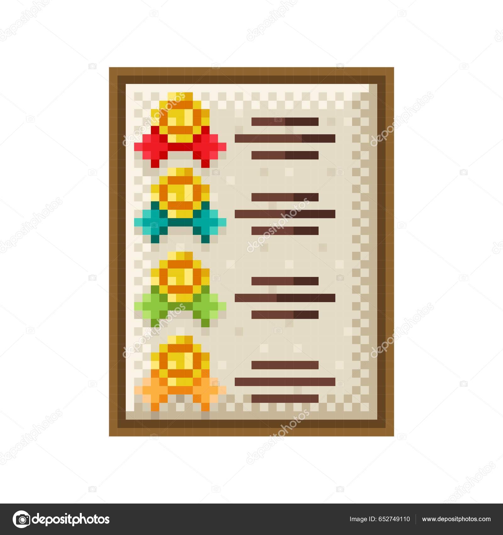 Certificate Pixel Art Vector Illustration Stock Vector by ©Sudakarn Certificate Pixel Art Vector Illustration Stock Vector by ©Sudakarn