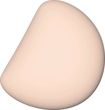 Soyut pastel şekilli 3D arkaplan. Dekoratif taş.