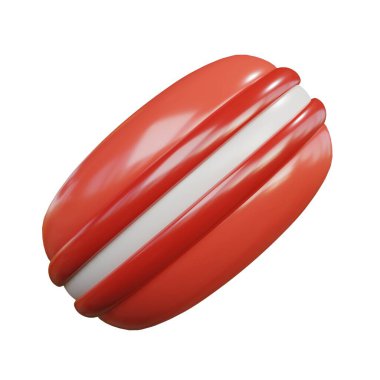 Portakallı makarna yan resim. 3d oluşturma.