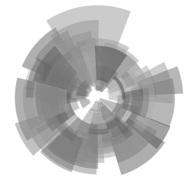 Siyah daire kavisi soyut teknoloji arkaplanı.