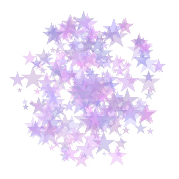 Étoiles Abstraites Bleues Violettes Fond Aléatoire — Photo
