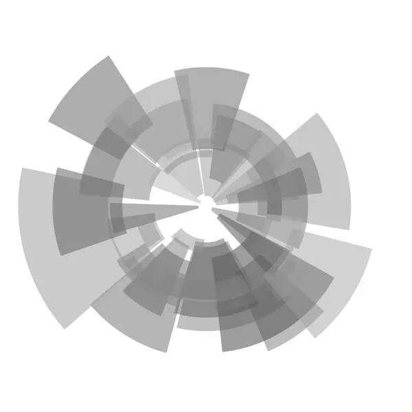 Svart Cirkel Båge Abstrakt Teknik Bakgrund — Stockfoto