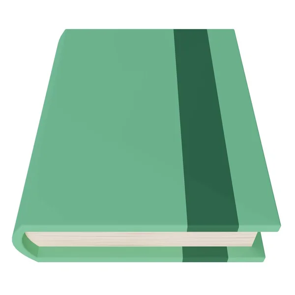 Grüne Buchfantasie Darstellung — Stockfoto
