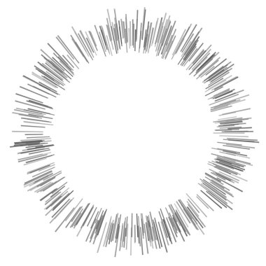 Siyah çizgi güneş ışını çerçeve arkaplanı.