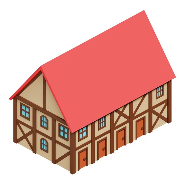 Medieval House Rendering — Foto Stock