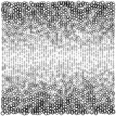 Bubbles yarım ton gradyan arkaplan rastgele desen. Vektör illüstrasyonu.