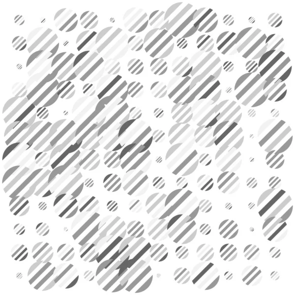 Ligne Cercles Fond Motif Aléatoire Demi Teinte Illustration Vectorielle — Image vectorielle