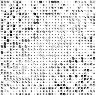 Daireler çizgisi, yarım ton gelişigüzel arkaplan. Vektör illüstrasyonu.