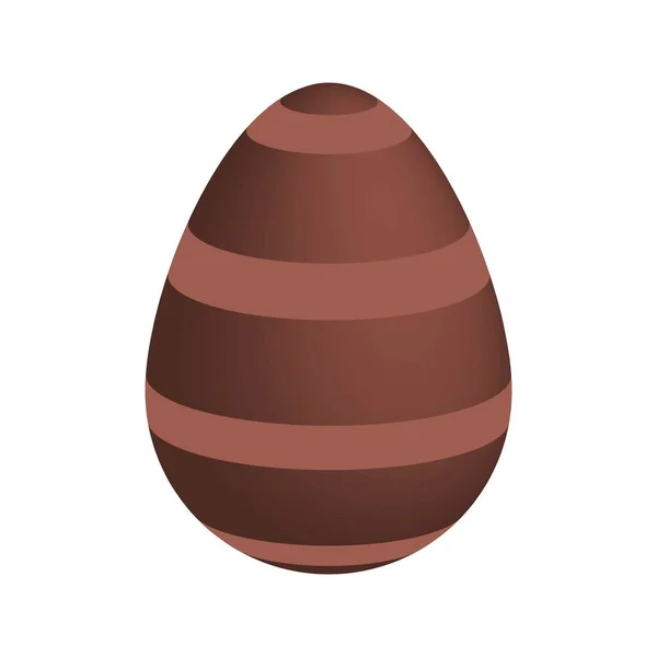 Chocolate Easter Eggs Vector Illustration — Image vectorielle