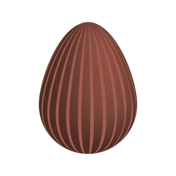 stock vector Chocolate Easter eggs. Vector illustration.