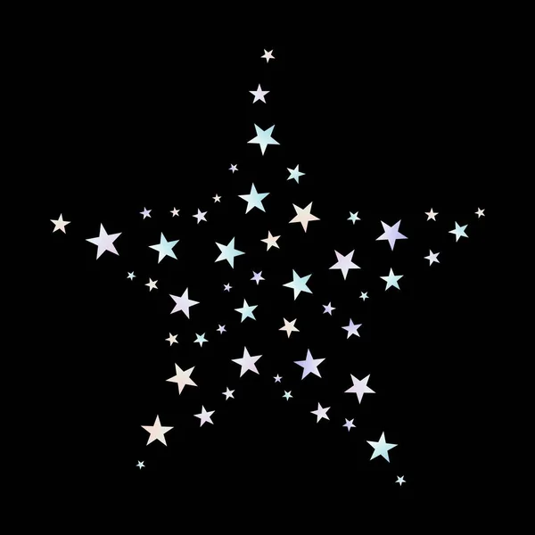 装飾的な星のアイコン ベクターイラスト — ストックベクタ