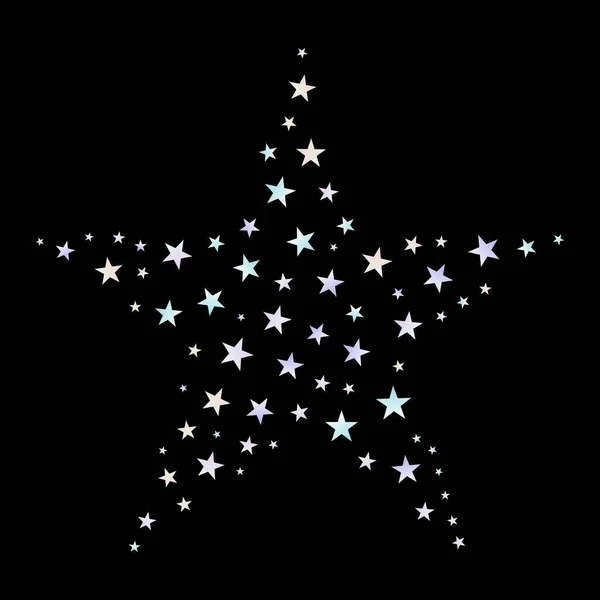 Ikona Gwiazd Dekoracyjnych Ilustracja Wektora — Wektor stockowy