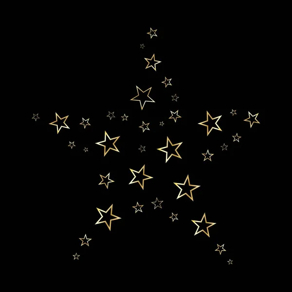 Ícone Estrelas Decorativas Ilustração Vetorial —  Vetores de Stock