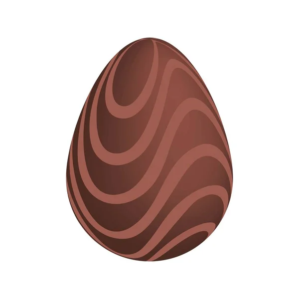 Chocolate Easter Eggs Vector Illustration — Vector de stock