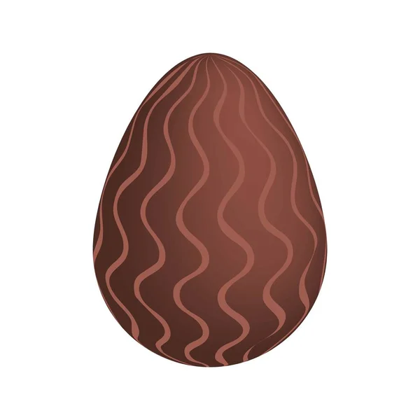 Huevos Pascua Chocolate Ilustración Vectorial — Vector de stock