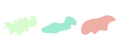 Soyut pastel şekil arkaplanı. Vektör illüstrasyonu.