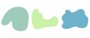 Soyut pastel şekil arkaplanı. Vektör illüstrasyonu.